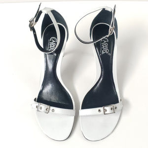 Carlos Santana Fiesta - White Heeled Sandal
